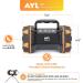AYL LED Camping Lantern Rechargeable | 8 Light Modes, 4800mAh Power Bank | IPX6 Waterproof, 1450 Lumens | Emergency Hurricane Lantern Flashlight with Tripod & USB Cable - Buy Online on GoSupps.com