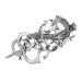 FRCOLOR Celtic Knot Hair Clip - Silver Retro Viking Hairpin for Women & Girls | Stylish Hair Accessories - Buy Online on GoSupps.com