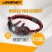 LEGEND 550 Paracord Bow Wrist Sling - Adjustable Strap with Leather Yoke & Metal Grommets - Red/Black Archery Gear - Buy Online on GoSupps.com