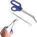 Long Handled Toenail Scissors Easy to Hold Nails File Pedicure Nail Tool Set - Buy Online on GoSupps.com