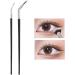 Angled Fan Eyelash Brush 120 Angle Eyeliner Brushes - Multipurpose Makeup Tool for Lashes and Eyeliners Creating The Perfect Makeup Pochy - Buy Online on GoSupps.com
