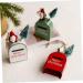 Abaodam 4pcs Box Christmas Mailbox Rustic Decorations Letters to Santa Mailbox Hanging Decor Crafts Metal Greenx4pcs 10x4.5cmx4pcs - Buy Online on GoSupps.com