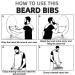 Dragonflies Beard Bib Apron | Waterproof Hair Catcher for Men | Non-Stick Grooming Cape with Suction Cups | Ideal Gift for Shaving and Trimming - Buy Online on GoSupps.com