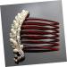 Angoily Hair Comb Different Occasions Unique Design Hair Clip Comb No Peculiar Smell Durable French Side Combs Thick Hair Girls Hair Styling Fine Craft Vintage Women's Rhinestone - Buy Online on GoSupps.com