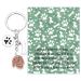 Ensianth Dog Keychain Gifts for Dog Lovers Puppy Keychain Dog Paw Print Keychain Gifts for Dog Owners Mom Dad Puppy Dog Keyring Cocker Head