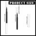 150pc Brow Lamination Microbrush Set with Cap - Black/White Eyebrow Tools for Lash Lift, Extensions & Filling - Buy Online on GoSupps.com