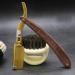 Collapsible Retro Shave Handle for Men - Antique Straight Razor Replacement Set | International Shipping Available - Buy Online on GoSupps.com