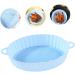 Zerodeko Air Fryer Pad Air Fryers Roasting Pan Reusable Steamer Patches Oven Baking Pan Household Parchment Blue 21X18.5X4CM - Buy Online on GoSupps.com