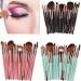 18-Piece Professional Makeup Brush Set with Cultural Bag | Goat Hair & Synthetic Brushes | Wooden Handles - Buy Online on GoSupps.com