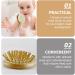 GAFOKI 1 Set Baby Bath Set Scalp Massagers Combs for Kids Infant Hair Brush Soft Bristle Head Scrubber Baby Girl Hair Brush Pet Bath Massage Scrubber Multi-use Woolen Brush Head Massager - Buy Online on GoSupps.com