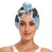 Dog Blue Hair Towel 2 Pack Super Absorbent Hair Drying Towel Quick Dry Hair Turbans Head Towel with Button Twisty Wrap for Women Girls