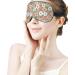Daisy Flower Pattern Sleep Mask for Women | Adjustable Eye Shades Cover with Elastic Strap - Perfect for Travel & Relaxation - Buy Online on GoSupps.com