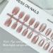 TQUXNGA Cats Eye Champagne Artificial Nails French Tip False Nails Detachable Press On Nail Full Cover False Nails for Women - Buy Online on GoSupps.com