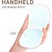Compact Mirror with Light 1X/10X Magnification Rechargeable LED Pocket Mirror - White - Buy Online on GoSupps.com