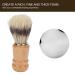 Premium Wooden Handle Salon Shaving Brush for Men - Comfortable Grip for Home Use - Buy Online on GoSupps.com