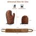 Self Tanning Mitt Applicator Kit | GRINEER 3-Piece Set Tanning Mitt Mini Face Mitt & Back Lotion Applicator (Leopard) for Flawless Sunless Glow - Buy Online on GoSupps.com