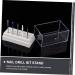 Housoutil 1pc Grinding Head Storage Box Container Grinding Head Display Base Pedicure Drill Bit Stand Manicure Grinding Head Holder Bit Holder White Nail - Buy Online on GoSupps.com