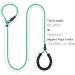 TagME Slip Rope Dog Lead for Large Dogs 1.8m Reflective Slip Leads with Soft Padded Handle 12 Colors Slip-On Nylon Leash for Training/Walking Turquoise L-1/2"x6'(Pack of 1) Turquoise - Buy Online on GoSupps.com