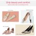 YOUDEJAVU 4 Pairs Silicone Heel Grips & Cushion Inserts for Women's Shoes - Anti-Slip, Blister Prevention & Comfort Padding - Buy Online on GoSupps.com