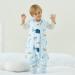 Duomiaomiao Winter Sleeping Bag with Legs 2.5 Tog | Baby Sleeveless Wearable Blanket | Breathable Cotton Toddler Sleeping Bag | Unisex Boys Girls | 85cm (Height: 90-100cm) | New Elephant Forest Design - Buy Online on GoSupps.com