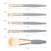 Travel Makeup Brush Set | Mini Eye Shadow Kits | Soft Brushed Professional Cosmetic Tools - Sky Blue - Buy Online on GoSupps.com
