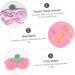 Mobestech 1 Pc Fruit Series Ice Compress Compress Plush Eye Mask Plush Sleeping Blindfold Eye for Sleeping Fake Plush Sleep Eyeshadow Cartoon Blindfold Cute Face Mask Girl 18X13X05cm Pink - Buy Online on GoSupps.com