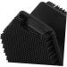 SOESFOUFU Face Brush Face Cleansing Brush Face Exfoliator Facial Cleansing Brush Exfoliator Face Scrub Facial Cleansing Brush for Blackhead Double Sided Silica Gel Scrubber 6.50X6.50X4.00CM Black - Buy Online on GoSupps.com