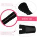 Healeved Aluminum Tube Nose Shadow Brush Nylon Loose Powder Brush Powder Brush Concealer Brush 13.50X2.50X2.00CM Black - Buy Online on GoSupps.com