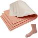 Moleskin Fleecy Web Chiropody Felt - Bumper Pack 4 Sheets (20cm x 45cm x 1mm) Foam Padding Self Adhesive Felt for Corns Ulcers and Blisters - Foot Dressing Podiatry Felt