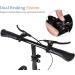 BlessReach Economy Knee Scooter - Steerable Knee Walker for Foot Injuries - Compact Crutch Alternative with Dual Braking System (Black) - Buy Online on GoSupps.com