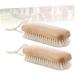 Solustre 4-Piece Shoe Brush Cleaner Set - Household Boot & Coat Cleaning Brushes with Handle | Durable Bristle Polishing Brush - Buy Online on GoSupps.com