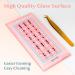 Lyon Lash Glass Lash Tile & Adhesive Holder | Reusable Lashes Palette for Eyelash Extensions | Classic & Volume Lashing Supplies - 1 Count - Buy Online on GoSupps.com