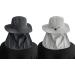 IYEBRAO 2 Pack Men's UV Protection Sun Hat with Neck Flap - Foldable Mesh Boonie Cap for Fishing, Hiking, Garden Work - Dark Grey & Light Grey - Buy Online on GoSupps.com