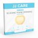 JJ CARE Silicone Foam Dressing [Pack of 5], 7x7 Sacrum Silicone Foam Dressing with Border, Absorbent Bandages with Showerproof Adhesive