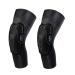 KeuLEn Compression Knee Pads Long Leg Sleeves Collision Avoidance Brace Protection Knee Sleeve for Adults Men Basketball Football Volleyball Cycling (1 Pair) (Black XX-Large) Black XX-Large