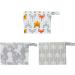 Reusable Mini Wet Bag for Mama Cloth Menstrual Pads/Breast Pads - 7x5.5 Inch (3MN4) - Buy Online on GoSupps.com
