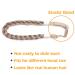 Silk-Co Women's 3-Strand Blonde Braided Hair Band - Vintage Elastic Headband for Weddings | Hair Tie & Extensions 1.5cm Wide - Buy Online on GoSupps.com
