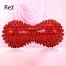 Verdant Touch Spiky Massage Therapy Ball - Fitness & Mobility Tool for Pain Relief Stress Relief | Red Peanut Ball - Buy Online on GoSupps.com
