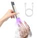 LED UV Nail Lamps for Gel Nails Handheld Flash Cure Nail Lamp Cordless Nail Lamp for Fast Curing Gel Polish Portable Mini Nail Lamp with Timers for DIY at Travel Home