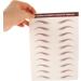 Lot de 6 Feuilles d Autocollants pour Sourcils Effet Poil Poil Imperm ables Repositionnables Marron Naturel Adh sifs Temporaires pour Maquillage F minin et Stylisme des - Buy Online on GoSupps.com