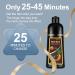 Natural 3-in-1 Black Hair Color Shampoo for Men & Women - 16.9 fl oz | Safe & Effective Solution for Grays - Buy Online on GoSupps.com