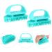 Magiclulu Silicone Shampoo Brush Set for Scalp Massage - 6 PCS | Ideal for Women & Men Body Scrubber & Head Massager - Buy Online on GoSupps.com