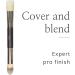 Studio 10 | Pro-quality Double Ended Foundation Cr me or Face Brush for a Smooth Even & Flawless Look - Buy Online on GoSupps.com