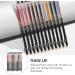 Gogogmee 12pcs Lip Liner Eyeliner Waterproof Suit Long Lasting Eyeliner Eye Makeup Pen Eyebrow Liner Wood - Buy Online on GoSupps.com