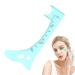 Eyebrow Shaping Template | Silicone Eyebrow Makeup Mapping Template | Brow Positioning Ruler Makeup Guide Tool Professional Quick Eye Makeup Tool Blue