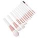 Shop 5 in 1 Pink Makeup Brush Set - Mini Cosmetic Brushes Kit for Travel & Daily Use - Portable Multifunctional with Dust Cover - Buy Online on GoSupps.com