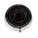 Mysterious Cosmic Black Holesround Pill Box 3 Compartment Round Pill Box Organizer Portable Travel Pill Box for Traveling.