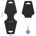 Zezzxu 250 Pack Black Kraft Paper Necklace & Bracelet Display Cards Jewelry Packaging Tags for Necklaces, Bracelets, Keychains - Buy Online on GoSupps.com