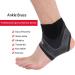 SPOTBRACE Neoprene Breathable Ankle Support Brace - 1 Pair(L) Black - for Men and Women - Adjustable Elastic Sleeve for Plantar Fasciitis, Running, Basketball - Buy Online on GoSupps.com