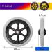 2 Pack Replacement Wheels for Walker Replacement Wheels for Walker Front Wheels for Wheelchair Replacement Casters(Gris 20Cm/8In) 20Cm/8In Gris - Buy Online on GoSupps.com